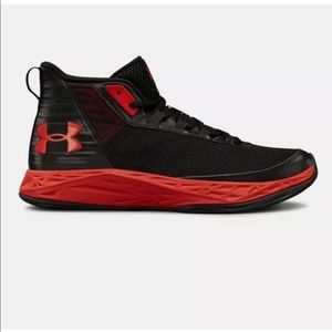 Under Armour UA BPS Jet 2018 Black/Red Sneakers